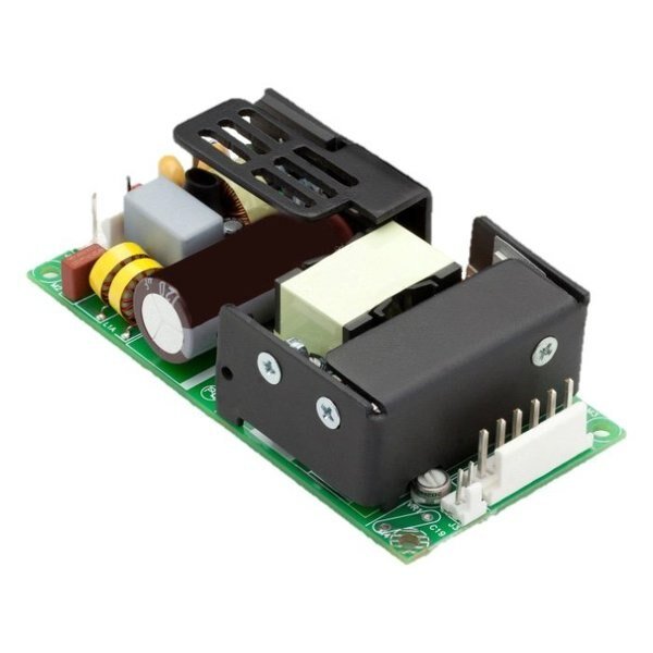 Power Supply, 90 to 264V AC, 5.2/23.8/-12.5V DC, 60W, 8/1.5/0.5A, Chassis, Bel Power Solutions, Mfr#: ABC60-3001G